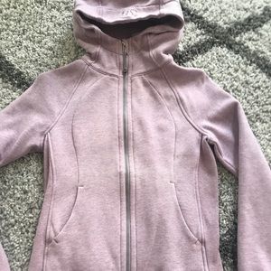 Lululemon scuba hoodie heathered dusty rose 4